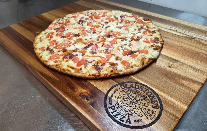 Chicken Bacon Ranch Pizza